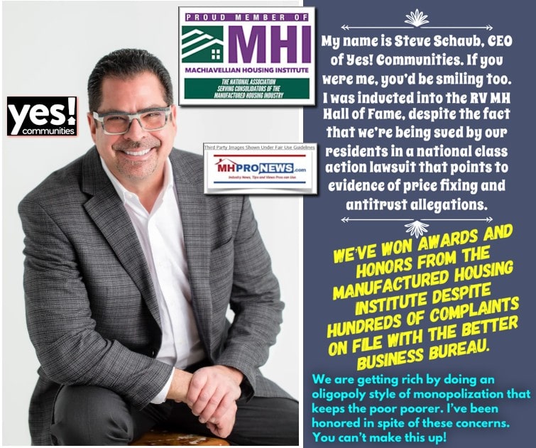 SteveSchaubPhotoPicYesCommunitiesLogoManufacturedHousingInstituteMemberManufacturedHomeProNewsMHProNews