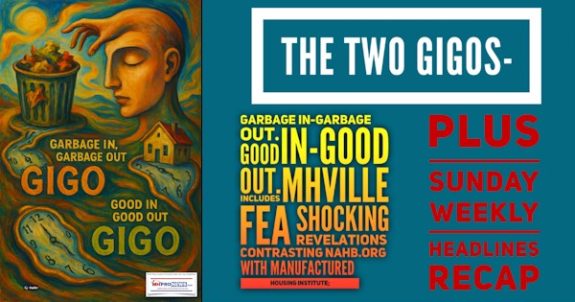 TheTWO2GIGOsGarbageInGarbageOutGoodInGoodOutIncludesMHVilleFEAShockingRevelationsContrastingNAHB.orgWithManufacturedHousingInstitutePlusSundayWeeklyHeadlinesRecapMHProNews