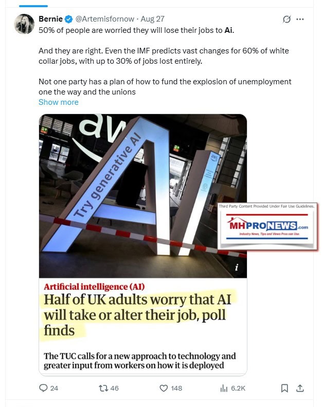 50PercentOfPublicWorriedGenerativeAIcouldhurtjobsMHProNews