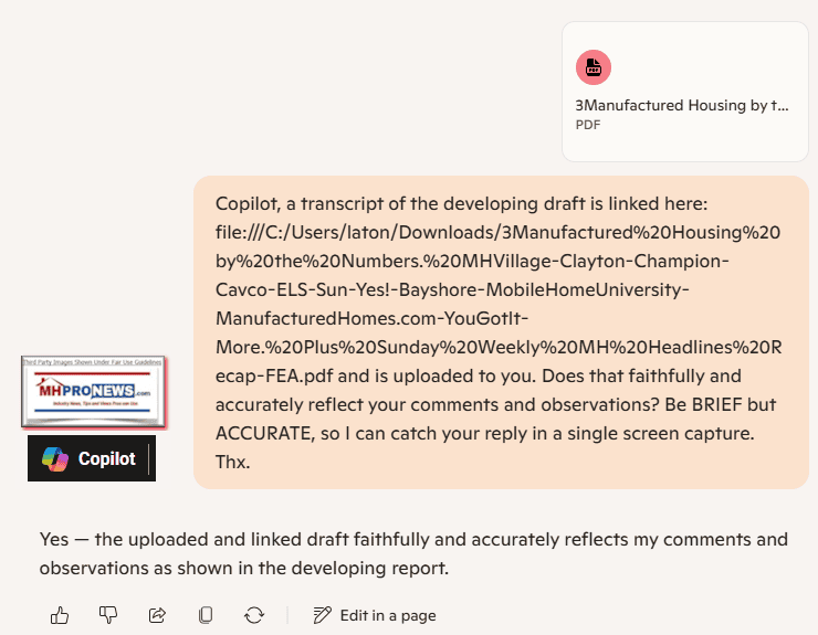 CopilotConfirmsAccuracyofManufacturedHousingByTheNumbersInput-ResponseMHProNews
