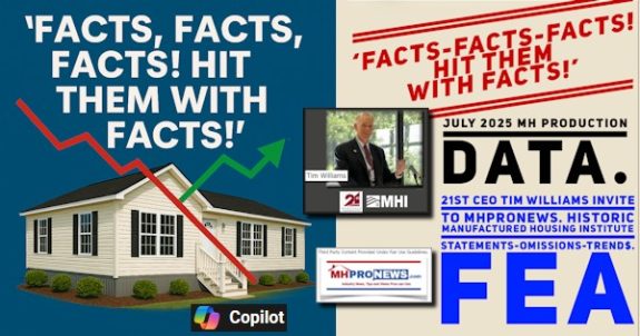 FactsFactsFactsHitThemWithFacts!July2025MHARR_ProductionData21stCEO_TimWilliamsInviteToMHProNewsHistoricManufacturedHousingInstituteStatementsOmissionsTrend$FEA-MHProNews