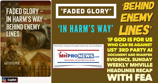 FadedGloryInHarmsWayBehindEnemyLinesIfGODisforUsWhoCanBeAgainstUs3rdPartyAIdocumentSharpenEvidenceSundayWeeklyMHVilleHeadlinesRecapWithFEA-MHProNews