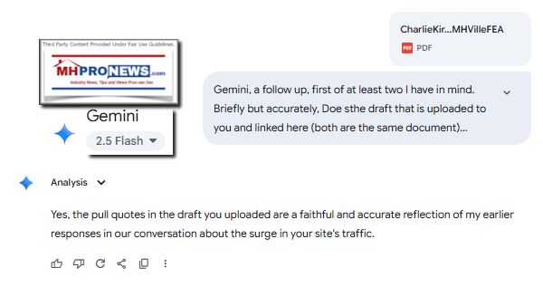 GeminiConfirmsAccuracyOfPullQuotesOnSiteSurgeInCharlieKirkDraftMHProNews9.11.2025