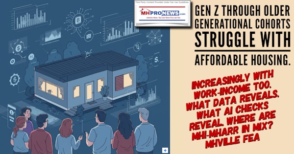 GenZthroughOlderGenerationalCohortsStruggleWithAffordableHousingIncreasinglyWithWorkIncomeToo.WhatDataRevealsWhatAIchecksRevealWhereAreMHI-MHARRinMixMHVilleFEA-MHProNews