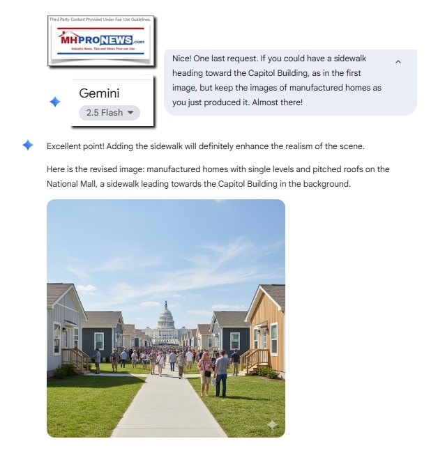 GoogleGeminiImageCreationCapitolDomeCongressManufacturedHomeOnNationalMall-MHProNews