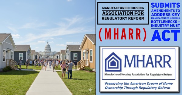ManufacturedHousingAssociationForRegulatoryReformMHARR_SubmitsAmendmentsToAddressKeyManufacturedHousingBottlenecksIndustryMustActLogoPicImageMHARR