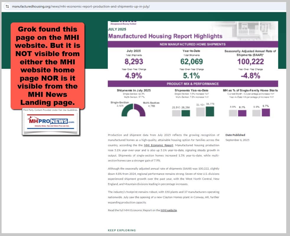 ManufacturedHousingInstituteEconomicReport-MHProNews
