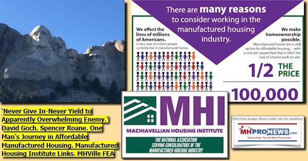 NeverGiveInNeverYieldToApparentlyOverwhelmingEnemyDavidGochSpencerRoaneOneMansJourneyInAffordableManufacturedHousingManufacturedHousingInstituteLinksMHVilleFEA-MHProNews