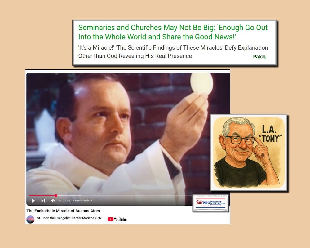 SeminariesChurchesMayNotBeBigEnoughGoOutIntoWholeWorldShareTheGoodNewsIt'saMiracle!TheScientificFindingsOfTheseMiraclesDefyExplanationOtherThanGodRevealingHisRealPresenceMHProNews