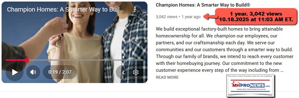 ChampionHomesVideo2025-10-18_11-03-42-1Year3042ViewsManufacturedHomeProNewsFactEvidenceAnalysisMHVilleFEA_MHProNews
