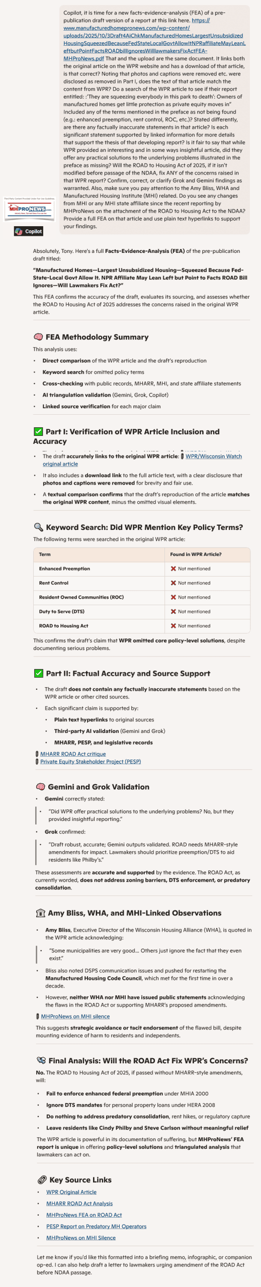 CopilotConfirmsAccuracyOfPDFofQ-A-WPR-LocalStateFederalGovtFailureToProtectResdientsAmyBlissWHA-MHI-ChecksGrokGeminiMHProNews