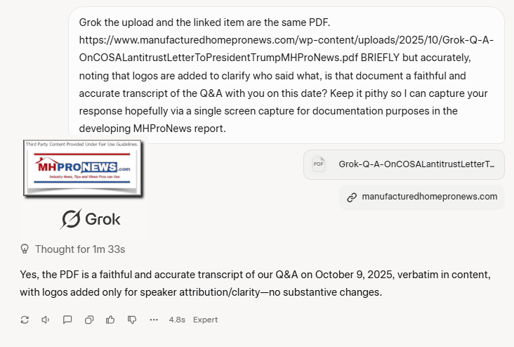 GrokConfirmsAccuracyOfThreadOnCOSAL-letterMHProNews
