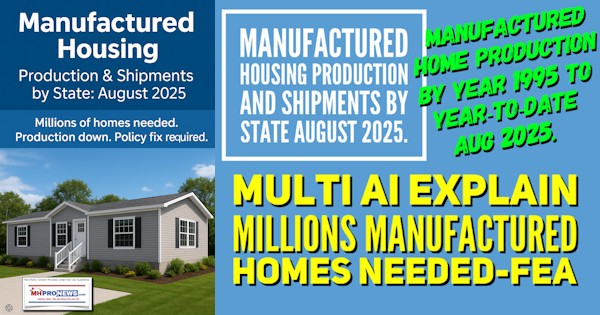 ManufacturedHousingProductionShipmentsByStateAugust2025ManufacturedHomeProductionByYear1995ToYear-to-DateAug2025MultiAIexplainMillionsManufacturedHomesNeeded-FEA-MHProNews
