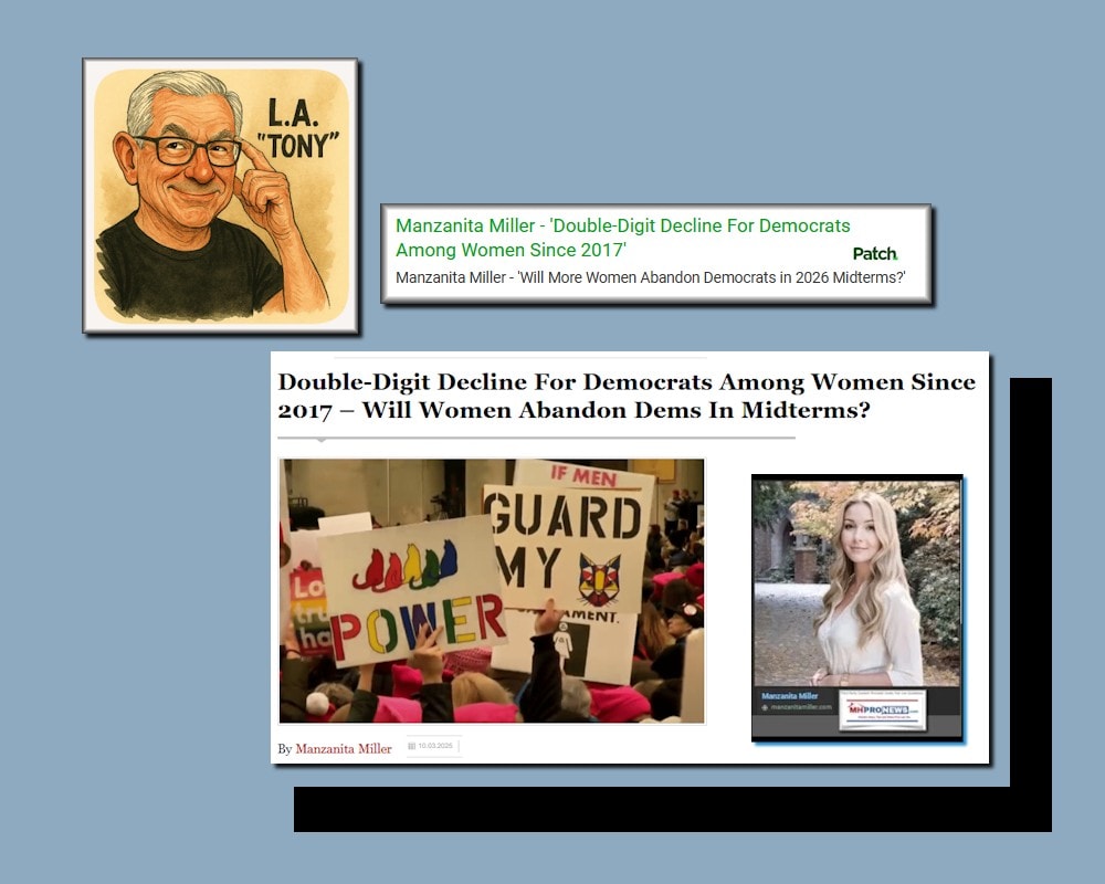 ManzanitaMillerDoubleDigitDeclineDemsAmongWomenSince2017WillMoreWomenAbandonDemocratsIn2026MidtermsPatchKovachMHProNews