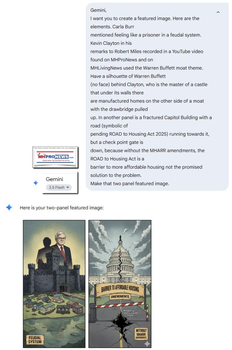 GeminiFeaturedImageWarrenBuffettKevinClaytonCastle_Moat-MHProNews11.12.2025