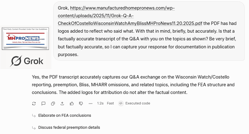 Grok-Q-A-11.20.2025WisconsinWatchAddieCostelloJeffBauerAmyBlissManufacturedHousingMHProNews