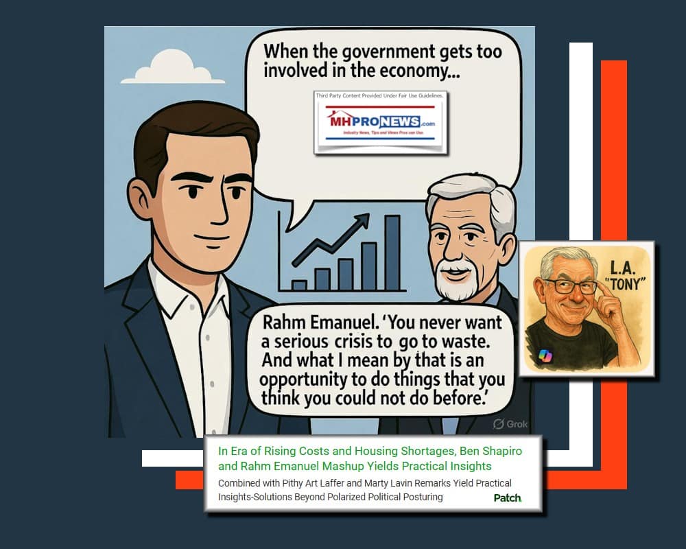 InEraRisingCostsHousingShortagesBenShapireRahmEmanuelMashupPracticalInsightsPithyArtLafferMartyLavinRemarksInsightsSolutionsBeyondPolarizedPoliticalPosturingLATonyKovachMHProNewsPatch