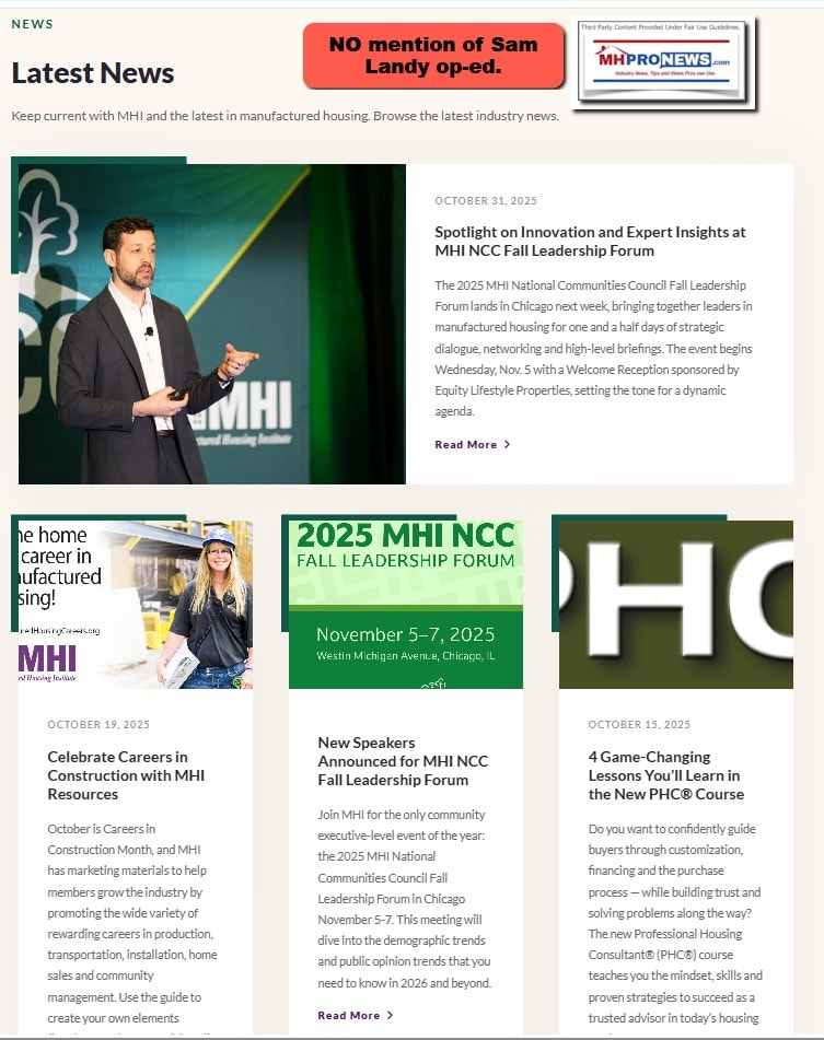 ManufacturedHousingHomePageNewsScreenshot 2025-11-13 100734NoSamLandy-ManufacturedHomeProNewsMHProNews
