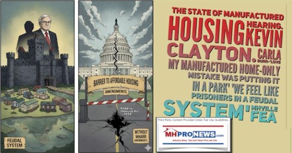 TheStateOfManufacturedHousingHearingKevinClaytonCarlaBurrLoveMyManufacturedHomeOnlyMistakeWasPuttingItInaParkWeFeelLikePrisonersInaFeudalSystemMHVilleFEA-MHProNews