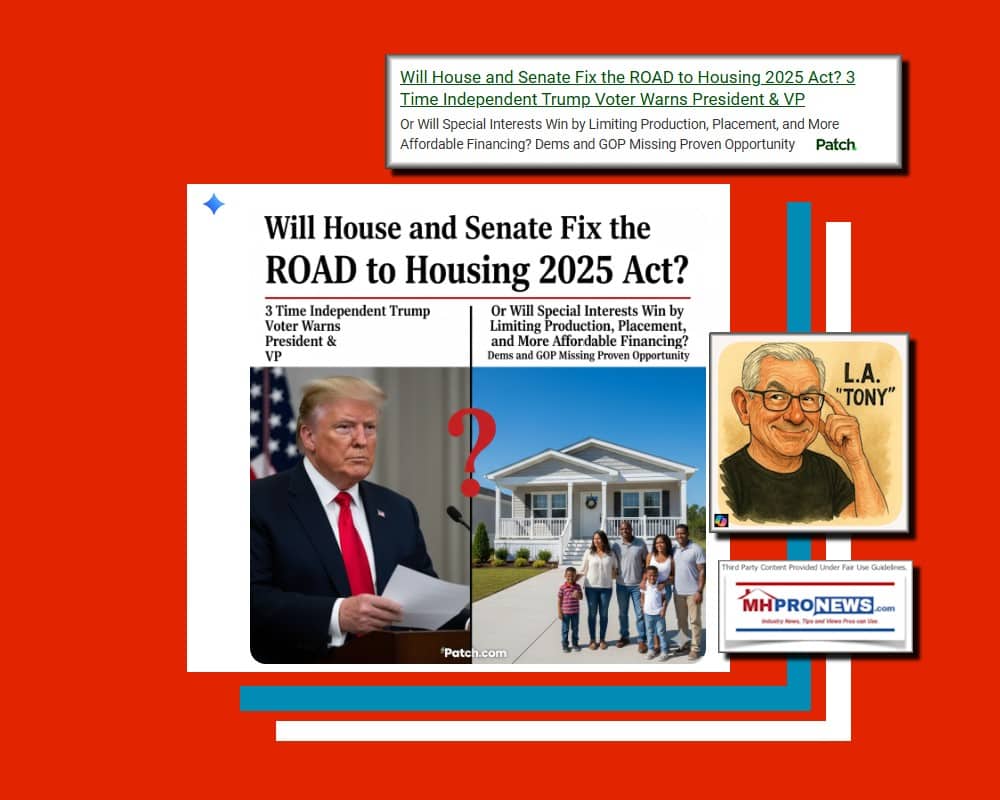 WillHouseSenateFixROADtoHousing2025Act3TimeTrumpVoterWarnsPresVP_SpecialInterestsWinLimitingProductionAffordableFinancingDems_GOP_MissingProvenOpportunity