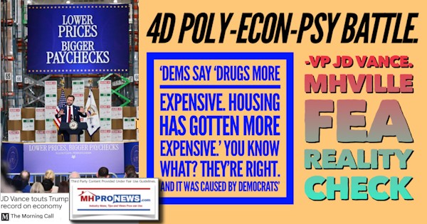 4DPolyEconPsyBattleDemsSayDrugsMoreExpensiveHousingHasGottenMoreExpensiveYouKnowWhatTheyreRightAndItWasCausedByDemocratsVP_JD_VanceMHVilleFEArealityChkMHProNews
