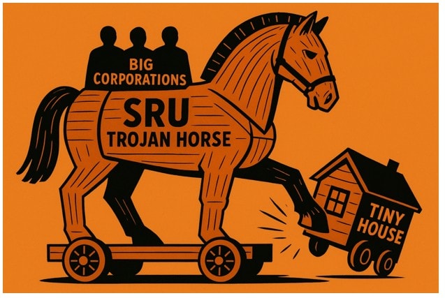 BigCorpSRU-Standards-TrojanHorseTinyHouseJanetThomeTHAUSA-MHProNews