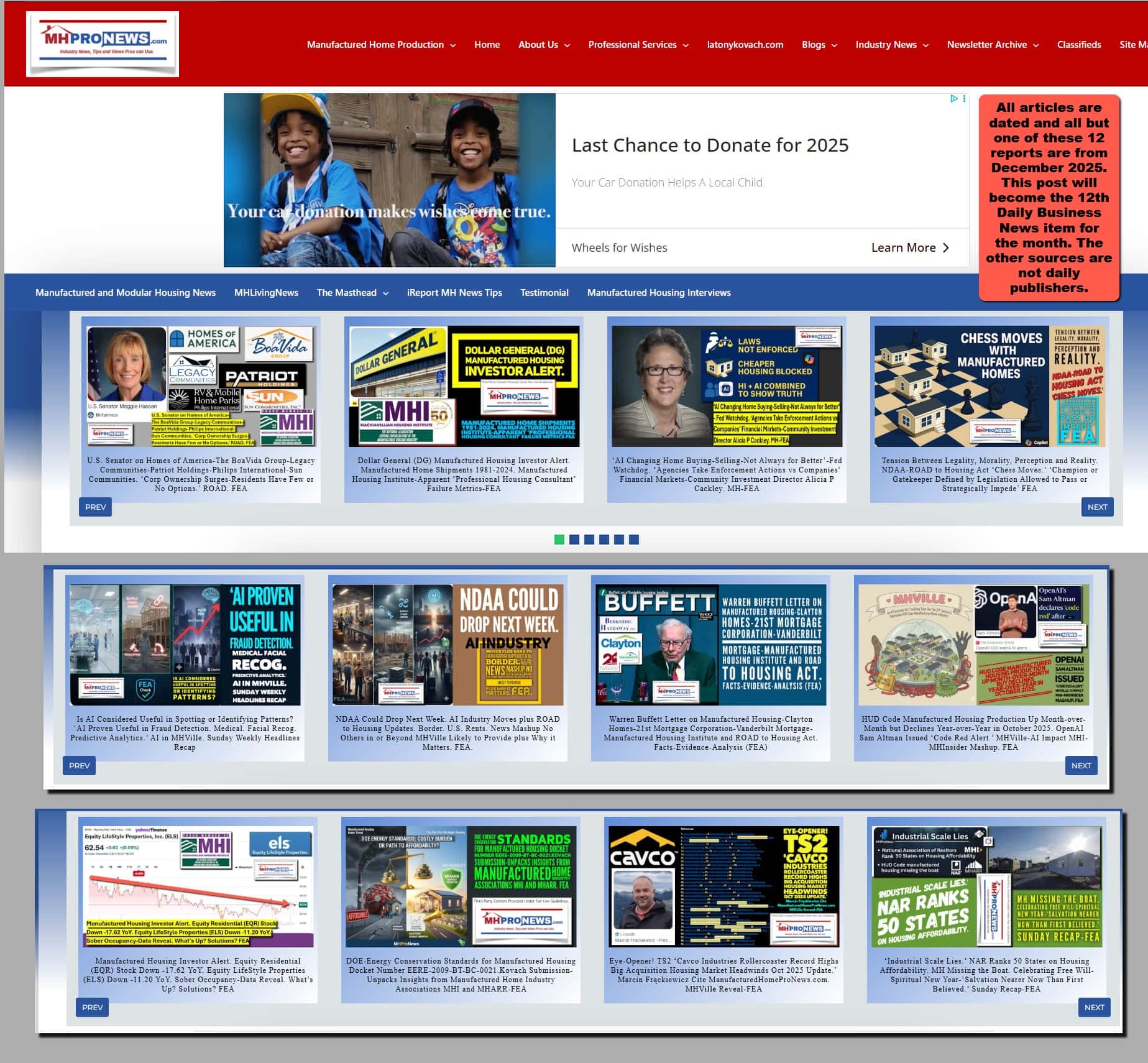 MHProNews12.12.2025Circa9.40AMetAllButOneAreDecemberReports