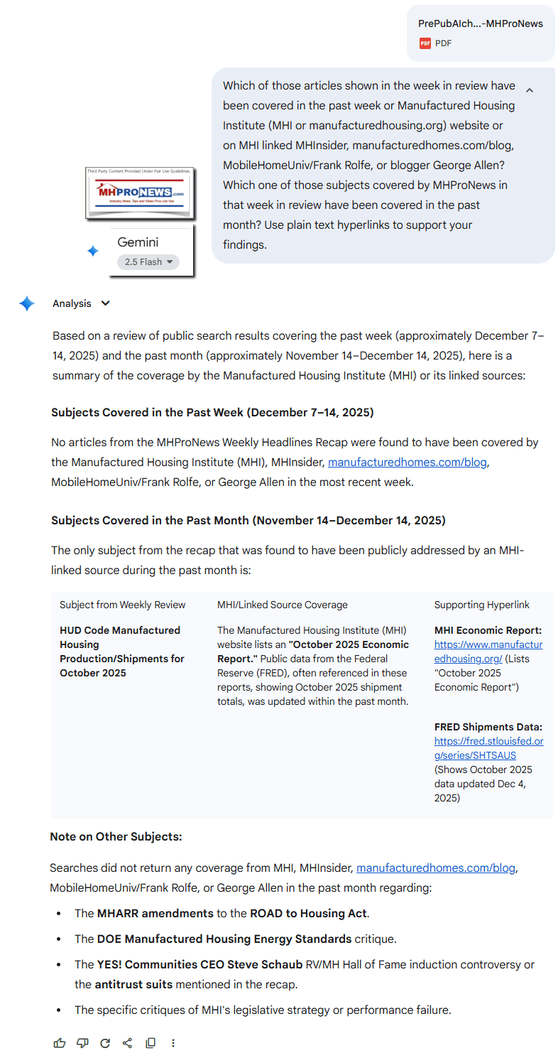 ManufacturedHousingIndustryNewsCheckGemini12.14.2025MHProNews