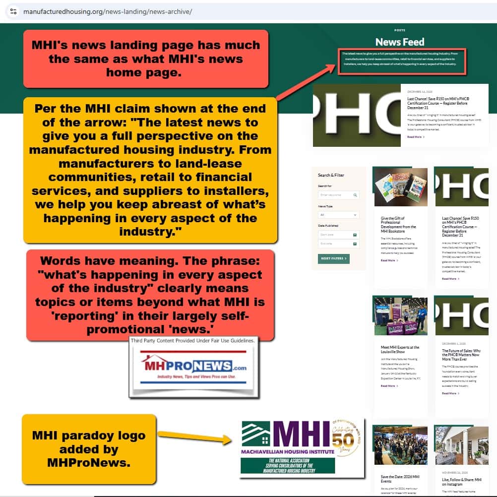 ManufacturedHousingInstituteNewsLandingPageMHI-LogoHProNews12.16.2025FactsEvidenceAnalysisFEA-Check