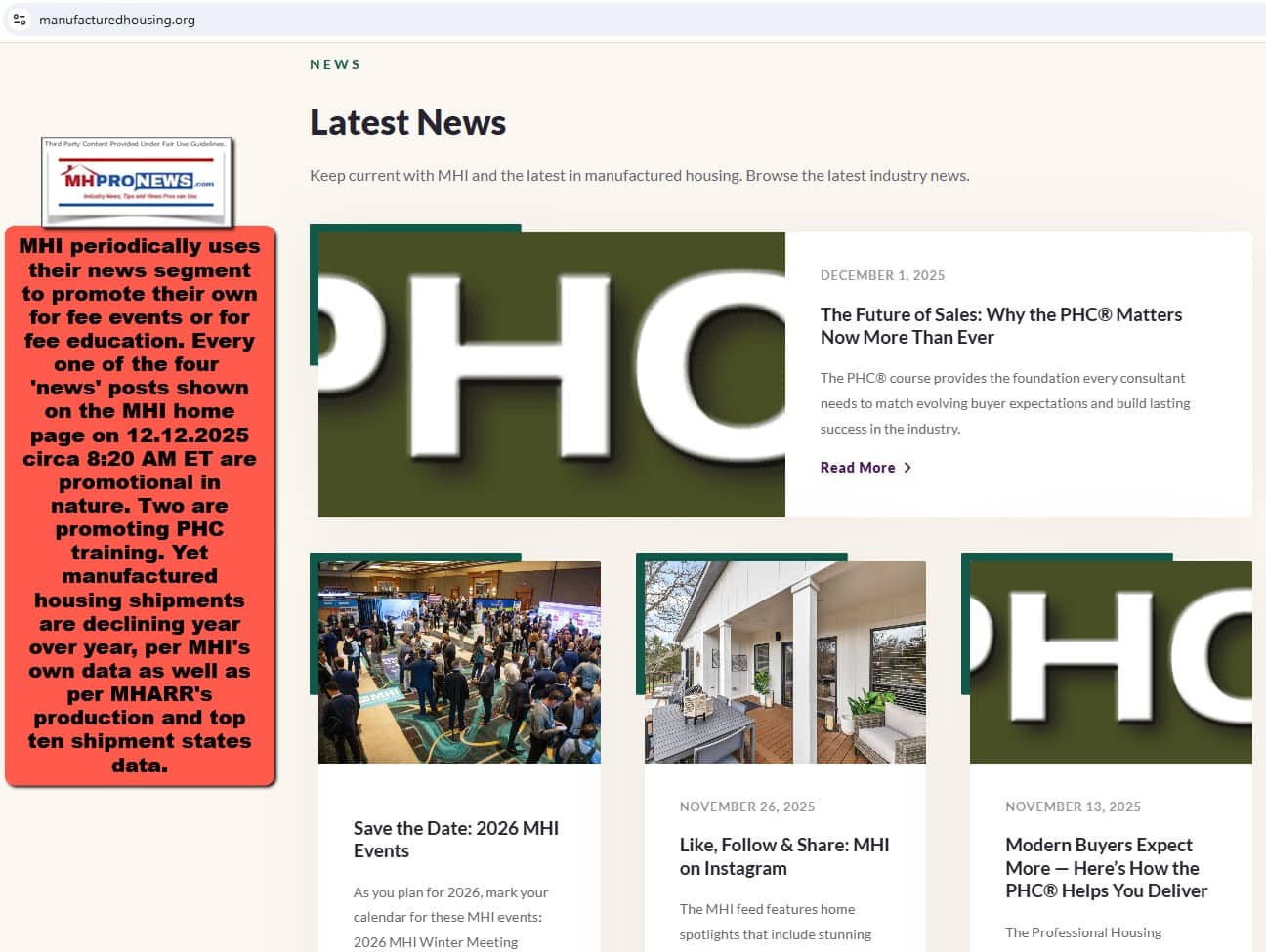 Manufacturedhousing.orgMHI-HomePageNewsSection12.12.2025atAbout8.20AMet-MHProNewsFactsEvidenceAnalysisCheck