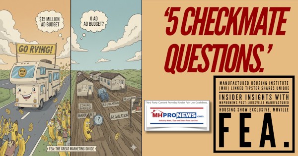 5CheckmateQuestionsManufacturedHousingInstituteMHI_LinkedTipsterSharesUniqueInsiderInsightswithMHProNewsPostLouisvilleManufacturedHousingShow ExclusiveMHVilleFEA-MHProNews