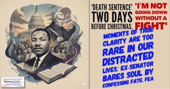 DeathSentenceTwoDaysBeforeChristmasImNot GoingDownWithoutFightMomentsOfTrueClarityAreTooRareOurDistractedLivesEx-SenatorBaresSoulByConfessingFateFEA-MHProNews