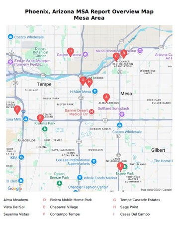 Figure41-MapOfPhoenixAZ-MESA-MetroMSA-NationalClassActionAntitrustManufacturedHomeMobileHomeLotRent