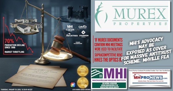 IfMurexDocumentsConfirmMHImeetingsWereUsedToFacilitateSupracompetiveRentHikesTheOpticsOfMHIsAdvocacyMayBeExposedAsCoverForMassiveAntitrustSchemeMHVilleFeaMHProNews