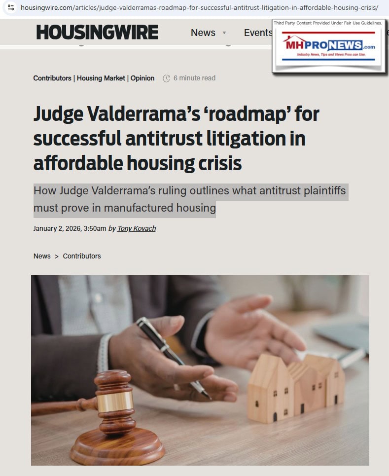 JudgeValderramasRoadmapForSuccessfulAntitrustLitigationInAffordableHousingCrisisHousingWireLATonyKovachMHProNews