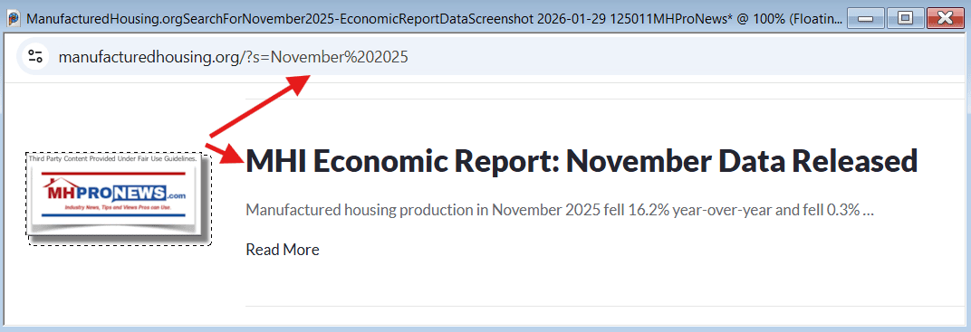 ManufacturedHousing.orgManufacturedHousingInstituteMHI-Screenshot 2026-01-29 135708HiddenArticleOnShipmentsNov2025