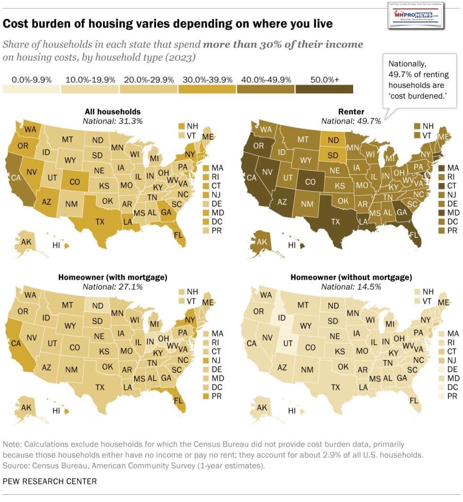 CostBurdenRentersHomeownersByStatePew10.25.2024MHProNews