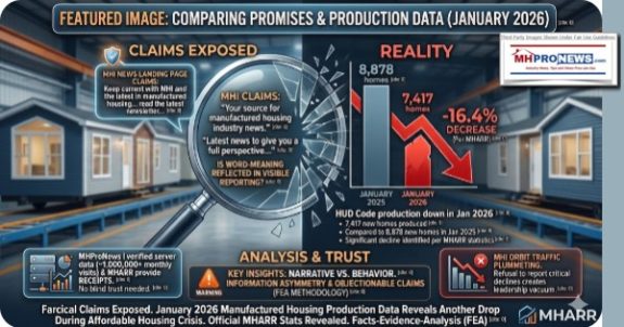 FarcicalClaimsExposedJanuary2026ManufacturedHousingProductionDataRevealsAnotherDropDuringAffordableHousingCrisisOfficialMHARRstatsRevealedFactsEvidenceAnalysisFEA