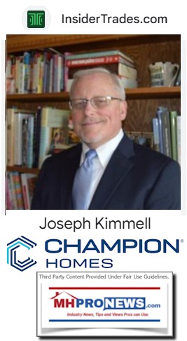 InsiderTradeJosephKimmellPhotoChampionHomesCorpLogoMHProNewsLOGO