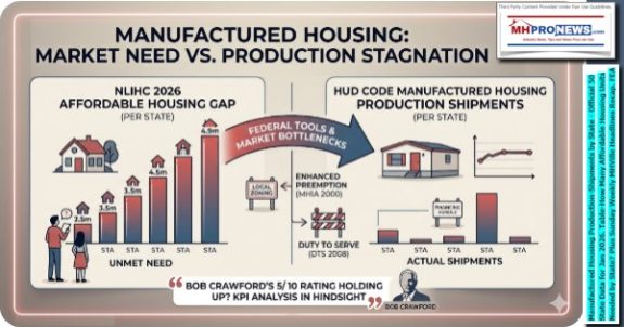 ManufacturedHousingProductionShipmentsByStateOfficial50StateDataForJan2026TableHowManyAffordableHousingUnitsNeededByStatePlusSundayWeeklyMHVilleHeadlinesRecapFEA