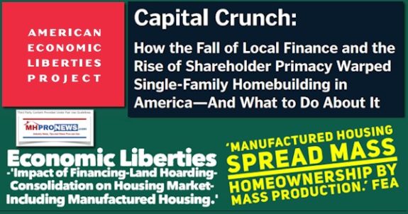 EconomicLibertiesImpactOfFinancingLandHoardingConsolidationOnHousingMarketIncludingManufacturedHousingManufacturedHousingSpreadMassHomeownershipByMassProductionFEA