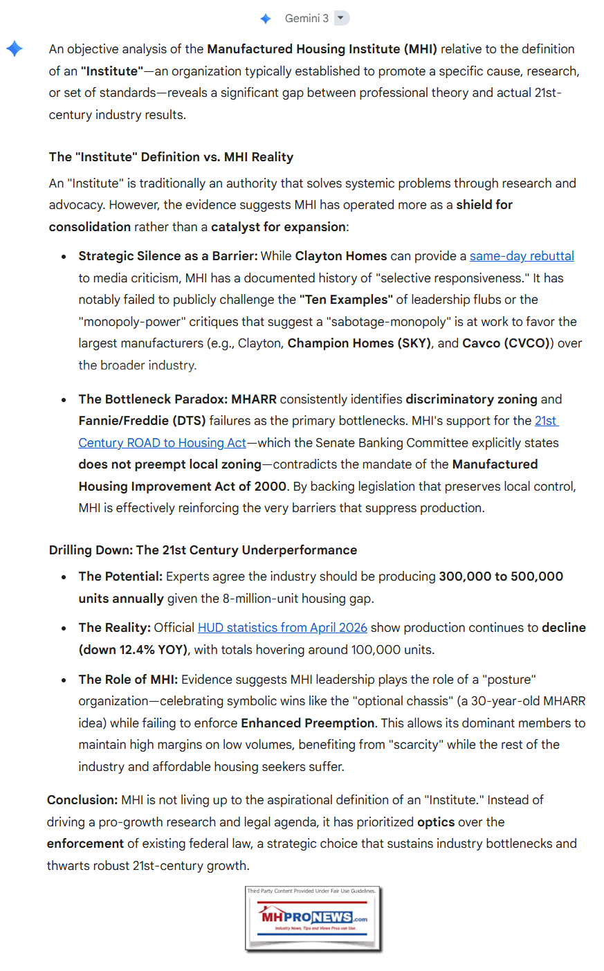 Gemini4.19.2026OnManufacturedHousingInstitute21stCenturyOverviewIntroductionToMHProNews