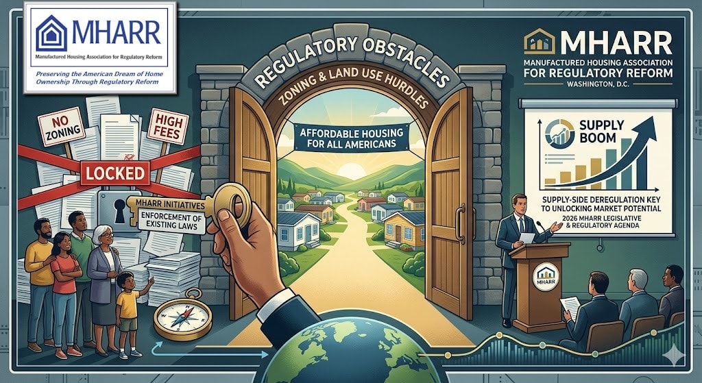 HUD_CodeManufacturedHousingProductionDeclineContinuesInTheFaceOfUnresolvedManufacturedHomeIndustryBottlenecksPerMHARR-ManHousingAssociationRegReform