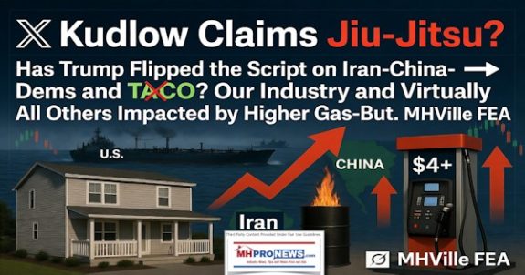 KudlowClaimsJiuJitsuHasTrumpFlippedTheScriptOnIranChinaDemsAndTACOourIndustryAndVirtuallyAllOthersImpactedByHigherGasButMHVilleFEA-GrokForMHProNews