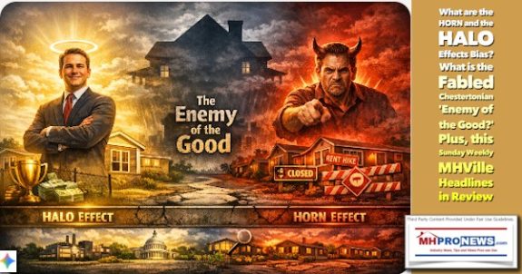 WhatAreTheHORNandTheHALOeffectsBiasWhatIsTheFabledChestertonianEnemyOfTheGoodPlusThisSundayWeeklyMHVilleHeadlinesInReviewMHProNews