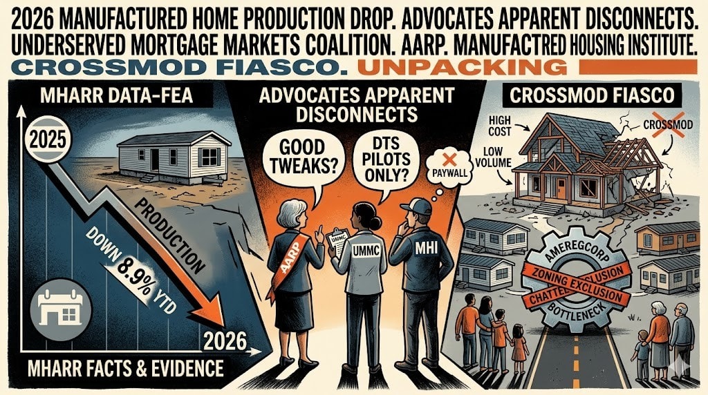 2026ManufacturedHomeProductionDropAdvocatesApparentDisconnectsUnderservedMortgageMarketsCoalitionAARP.ManufacturedHousingInstituteCrossModFiascoUnpackingMHARRdataFEA.jp