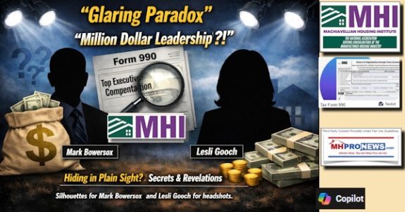 GlaringParadoxMillionDollarLeadershipMHI_PresidentMarkBowersoxCEO_LesliMcCollumGoochAndMHIform990SecretsAndRevelationsHidingInPlainSightUpdatesUnpackedFEA