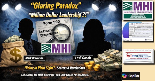 GlaringParadoxMillionDollarLeadershipMHI_PresidentMarkBowersoxCEO_LesliMcCollumGoochAndMHIform990SecretsAndRevelationsHidingInPlainSightUpdatesUnpackedFEA