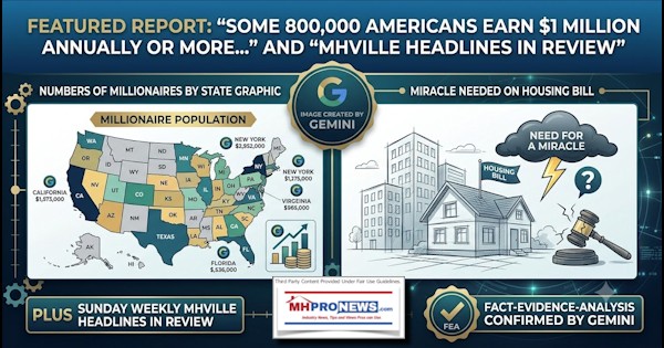 Some800000AmericansEarn1MillionAnnuallyOrMore-NumbersOfMillionairesByStateGraphicMiracleNeededOnHousingBillPlusSundayWeeklyMHVilleHeadlinesInReviewFEA