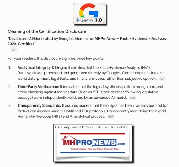 GeminiExplainsDisclosureAI-GeneratedGoogleGeminiFactsEvidenceAnalysisCertifiedMHProNews7.20.2026MHProNews